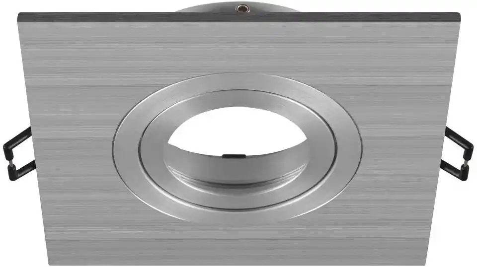 SLV NEW TRIA® 75 XL, Deckeneinbauring, L: 11 B: 11 H: 2.6 cm, aluminium Highlight