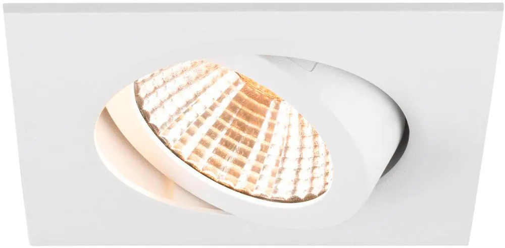 Markenware SLV NEW TRIA® 68, Deckeneinbauleuchte, 2700K, 38°, IP 20, quadratisch, weiß