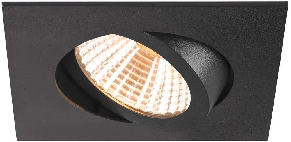 Direktkauf SLV NEW TRIA® 68, Deckeneinbauleuchte, 2700K, 38°, IP 20, quadratisch, schwarz