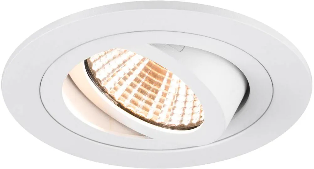 SLV NEW TRIA® 75, Deckeneinbauleuchte, 2700K, 38°, IP 20, rund, weiß Billig