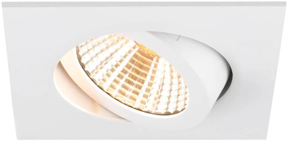 SLV NEW TRIA® UNIVERSAL 68, Deckeneinbauleuchte, 2500/3000/4000K, 38°, IP 20, quadratisch, weiß Knallerangebot