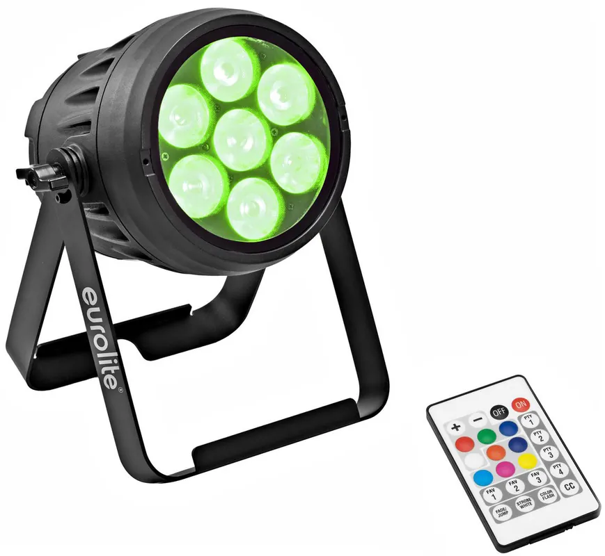 EUROLITE LED IP PAR 7x10W RGBL Spot Preiswert