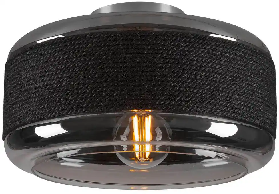 Preis Gesenkt SLV PANTILO ROPE 27, Wand- und Deckenaufbauleuchte, zylindrisch, 1x max. 15W E27, silber