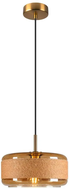 SLV PANTILO ROPE 27, Pendelleuchte, 250cm, E27, 15W, gold Preis Gesenkt