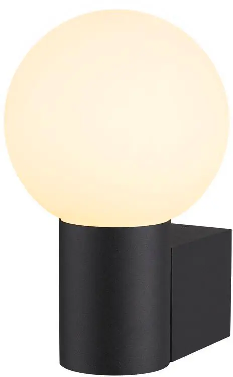 Zertifiziert SLV VARYT, Wandaufbauleuchte, rund, 1x max. 6W E14, schwarz