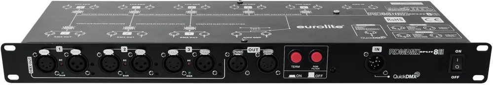 EUROLITE DMX Split 8X RDM Splitter Markenware