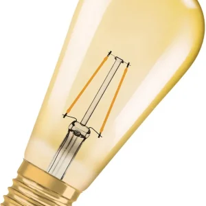 OSRAM Vintage 1906® LED EDISON 2,5W 824 Gold E27 Billig