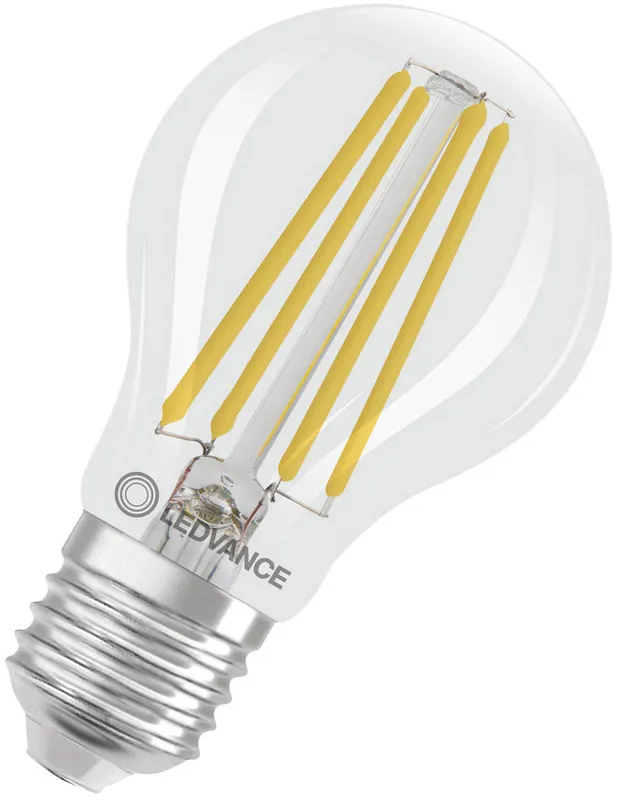 Geprüft LEDVANCE LED CLASSIC A ENERGIEEFFIZIENZ A S 5W 830 Klar E27