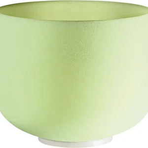 Geprüft Meinl Emerald Smaragd Kristall Klangschale, 10", Ton F4, Herzchakra
