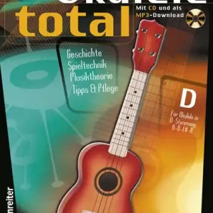 Gernot Rödder - Ukulele total, deutsche Ausgabe, mit CD, VR399 Günstig