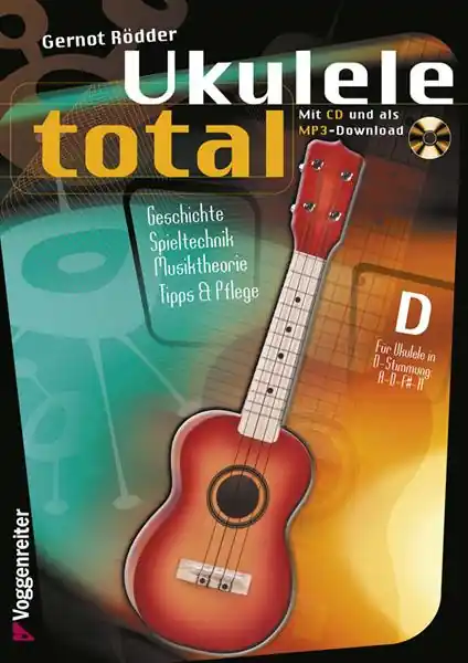 Gernot Rödder - Ukulele total, deutsche Ausgabe, mit CD, VR399 Günstig