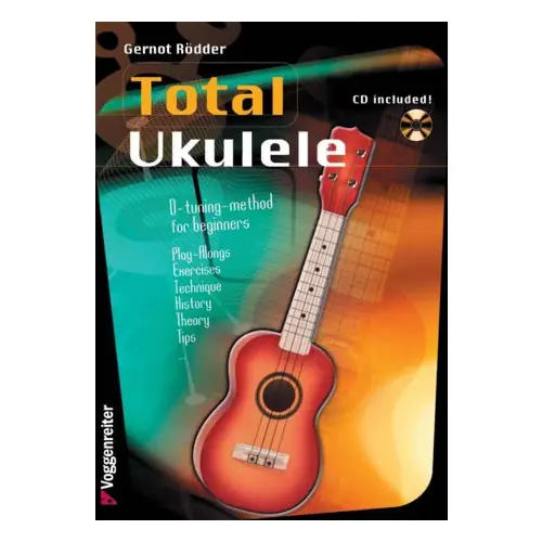 Bestseller Gernot Rödder - Total Ukulele english version, inkl. CD, VR446