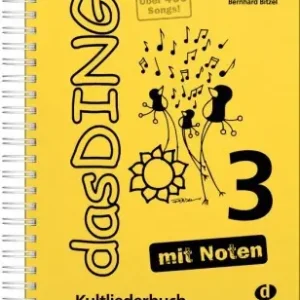 Das Ding 3 - Kultliederbuch - mit Noten, gelb Schnäppchen