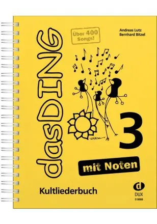 Das Ding 3 - Kultliederbuch - mit Noten, gelb Schnäppchen
