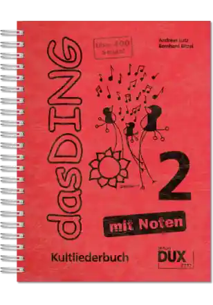 Das Ding 2 - Kultliederbuch mit Noten, rot Preisknaller