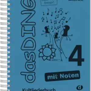 Das Ding 4 - Kultliederbuch mit Noten, blau, neu Sale
