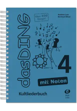Das Ding 4 - Kultliederbuch mit Noten, blau, neu Sale