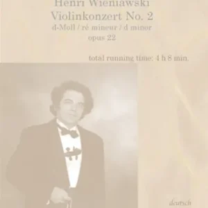 Konzert für Violine und Orchester D-Moll op. 22 (Violinkonzert Nr. 2) Schneller Versand