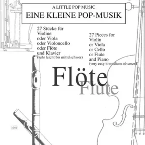 Manfred Schmitz, Eine kleine Pop-Musik für Querflöte Kostenloser Rückversand