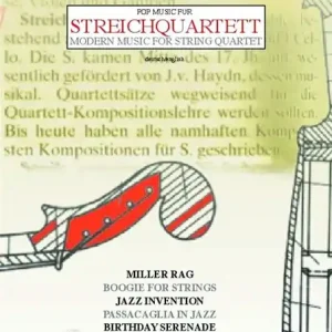 Neuheit Pop Music für Streichquartett