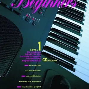 Billig Keyboard for beginners Band 1, 39 Seiten, mit und ohne Begleitautomatik