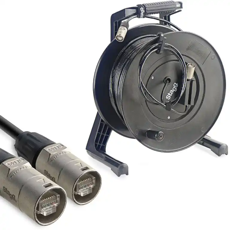 Schneller Versand X-Serie CAT6 SFTP Professional EtherCON Kabel auf Kabeltrommel 50m