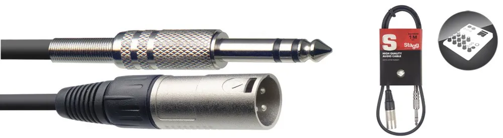 Angebot 1M/3F AUDIO CABLE ST PLUG-XLRm
