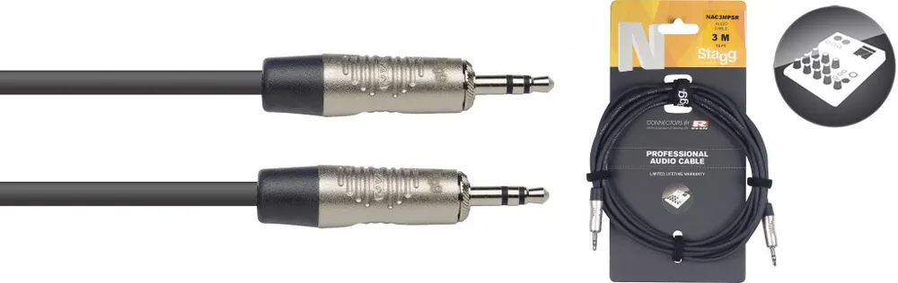 Kostenfreie Lieferung 3M/10FT AUDIO mini ST.PLUG DLX