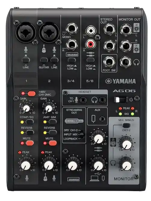 Finale Aktion Yamaha AG06 MK2 B