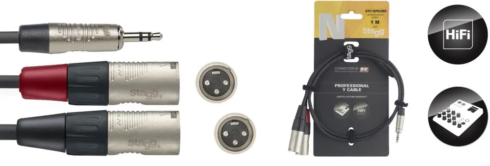1M/3F SPLIT miniST PL-2XLRm DL Nur Heute