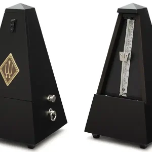 Metronom, Wittner System Mälzel, Holzgehäuse,schwarz seidenmatt, mit Glocke Sofort Bestellen