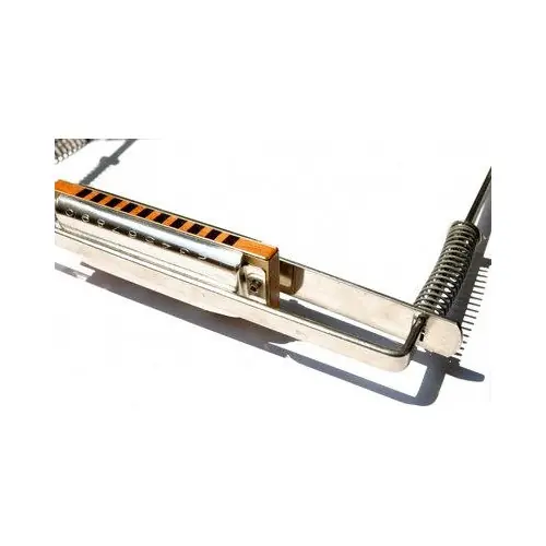Bestpreis Hohner Mundharmonika Halter, Kunststoffmantel