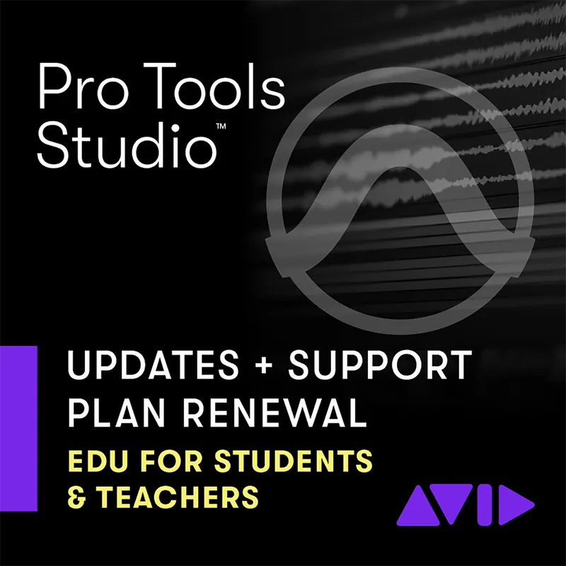 Sale Avid Pro Tools Studio Updates & Support Plan Renewal (Verlängerung) EDU