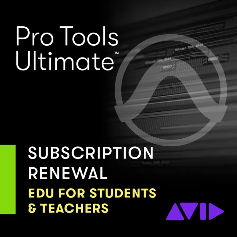 Avid Pro Tools Ultimate Renewal (Jahreslizenz-Verlängerung), EDU for Students/Teachers Wochenendangebot