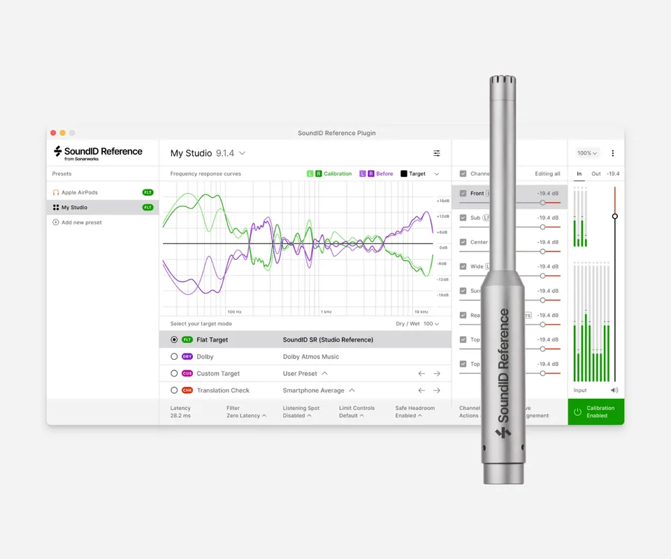 Sonarworks SoundID Reference for Multichannel with Microphone (Retail box) Online Kaufen