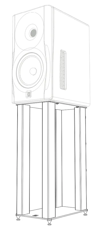 Dutch & Dutch 8c speaker stand (Pair) Billig