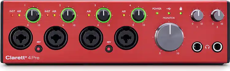 Beliebt Focusrite Clarett+ 4Pre