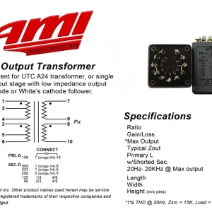TAB Funkenwerk AMI UT24 Transformer Sale