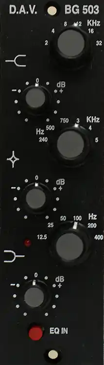 Neu Im Sortiment DAV Electronics BG No. 503 EQ