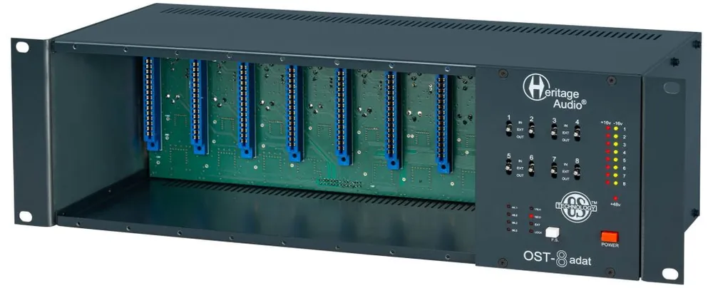 Kracherpreis Heritage Audio OST-8 adat (8-Slot Enclosure, 500 Series)