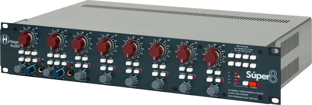 Heritage Audio Súper8 (8 Channel Mic Preamp) Sonderaktion