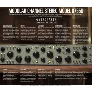 Overstayer MODULAR CHANNEL STEREO MODEL 8755DM Top-Preis