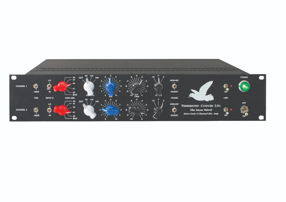 Echt Thermionic Culture SNOW PETREL (extra gain + Ribbon Mic Preamp)