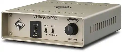 Aktuell United Studio Technologies Vintage Direct Box