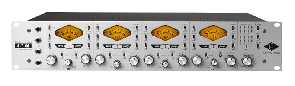 Geprüft Universal Audio 4-710D Four-Channel Mic Pre