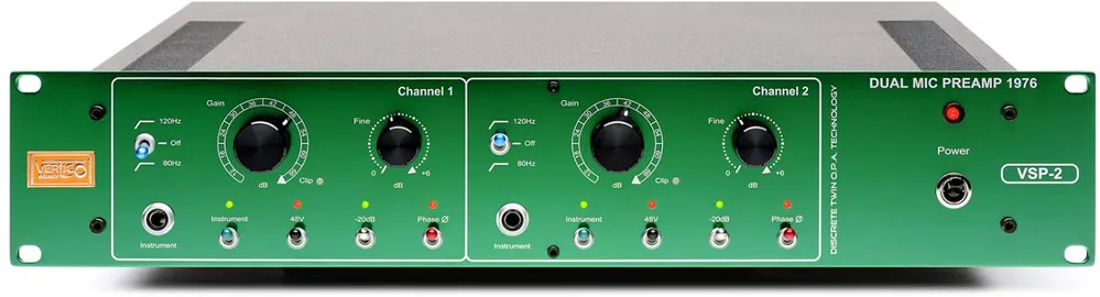 Vertigo Sound VSP-2 Dual Mic PreAmp Highlight