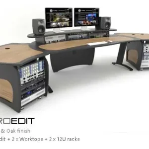 AKA Design ProEdit with 2 x 12U racks and worktops Neue Ware