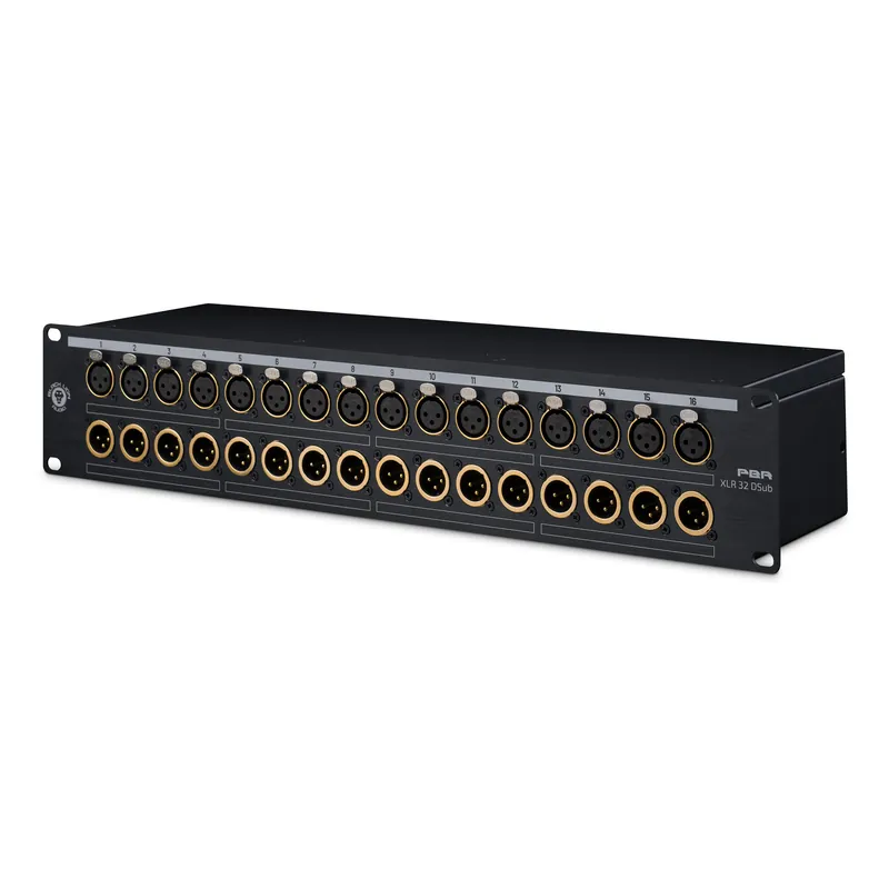 Sonderaktion Black Lion Audio PBR XLR 32 D-sub Patchbay