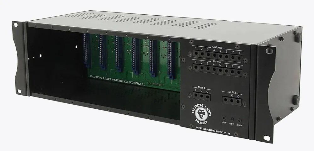 Neu Im Sortiment Black Lion Audio PBR8 Audio Patchbay Rack