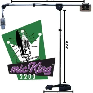 Latch Lake MK 2200 BF MicKing Big Foot Microphone Stand Neue Kollektion